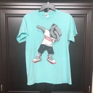 🌻 3/$25 Delta Pro Weight Men's Aqua "Savage" Shirt M